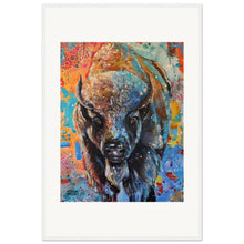 Load image into Gallery viewer, Buffalo  Wooden Framed Print
