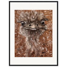 Load image into Gallery viewer, Emu King  Wooden Framed Print
