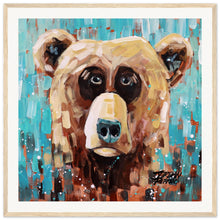 Load image into Gallery viewer, Bear 1/3  Wooden Framed Print
