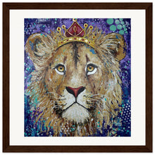 Load image into Gallery viewer, Princess of the Pride Prin  Wooden Framed
