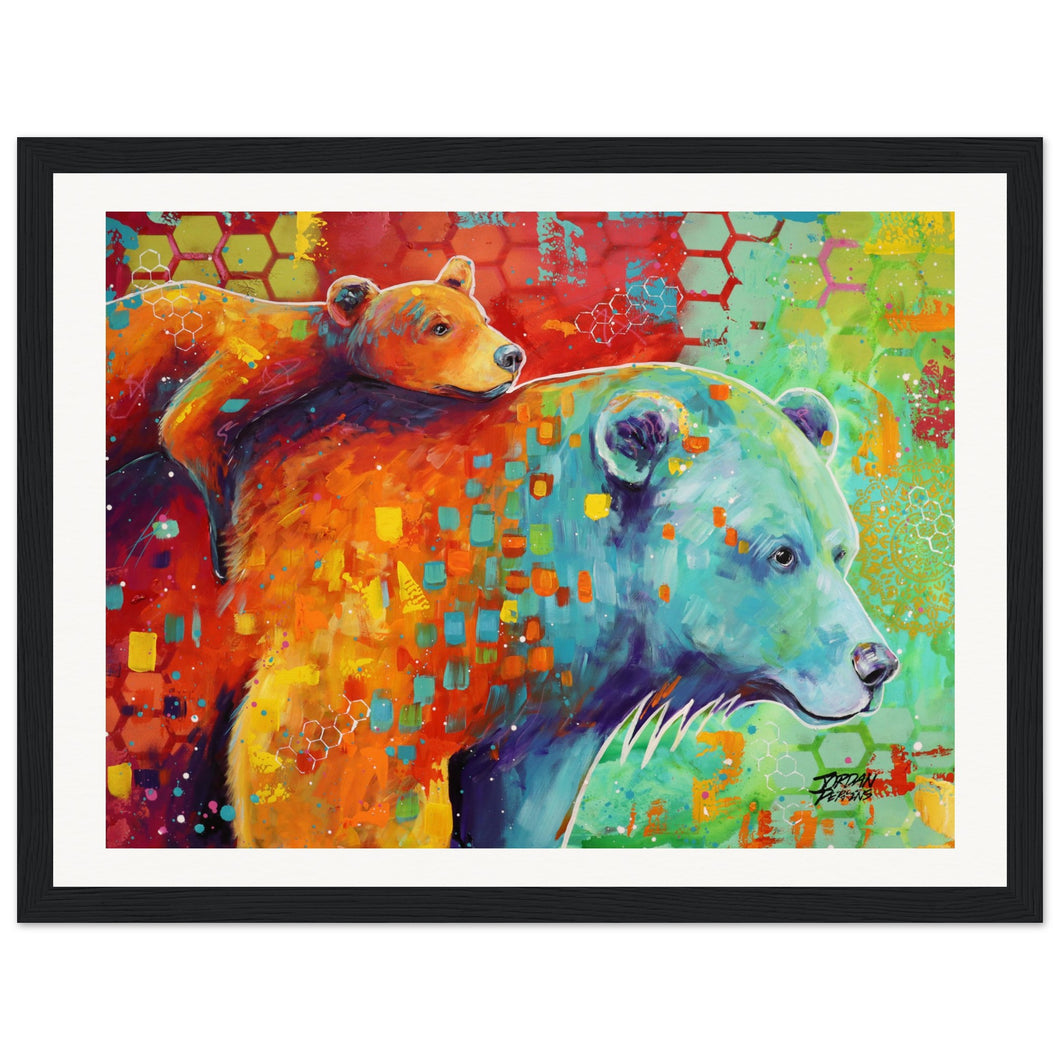 Free Ride Wooden Framed Print