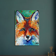 Load image into Gallery viewer, Friendly Fox Canvas Print
