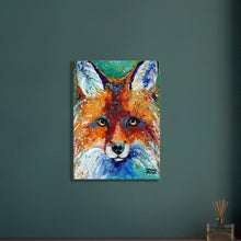 Load image into Gallery viewer, Friendly Fox Canvas Print
