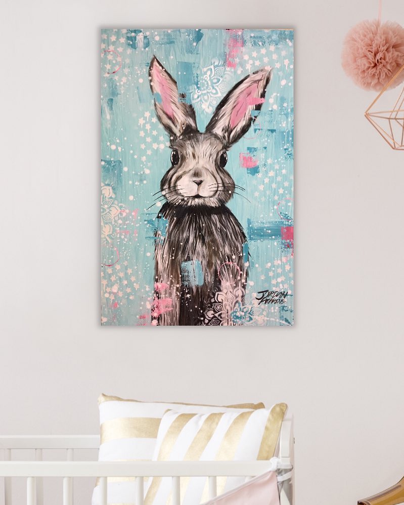 🔴 The Hare SOLD – Jordan Perkins Art