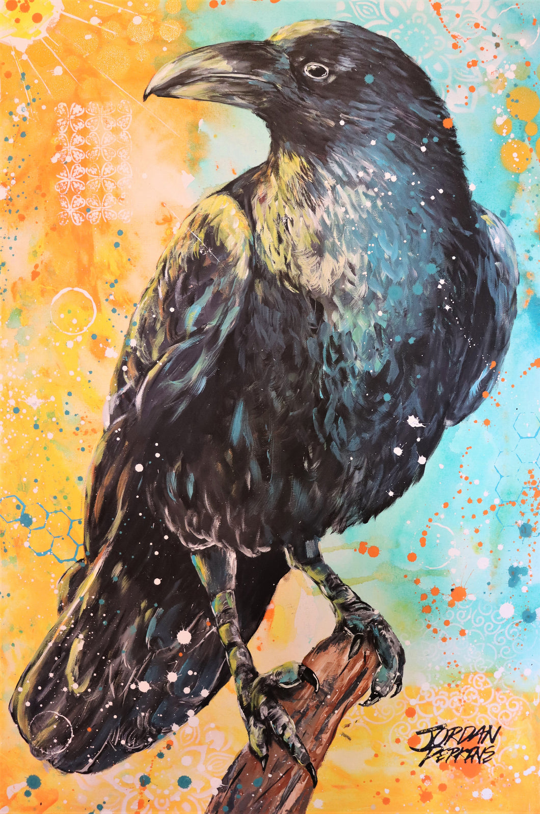 Raven Canvas Print