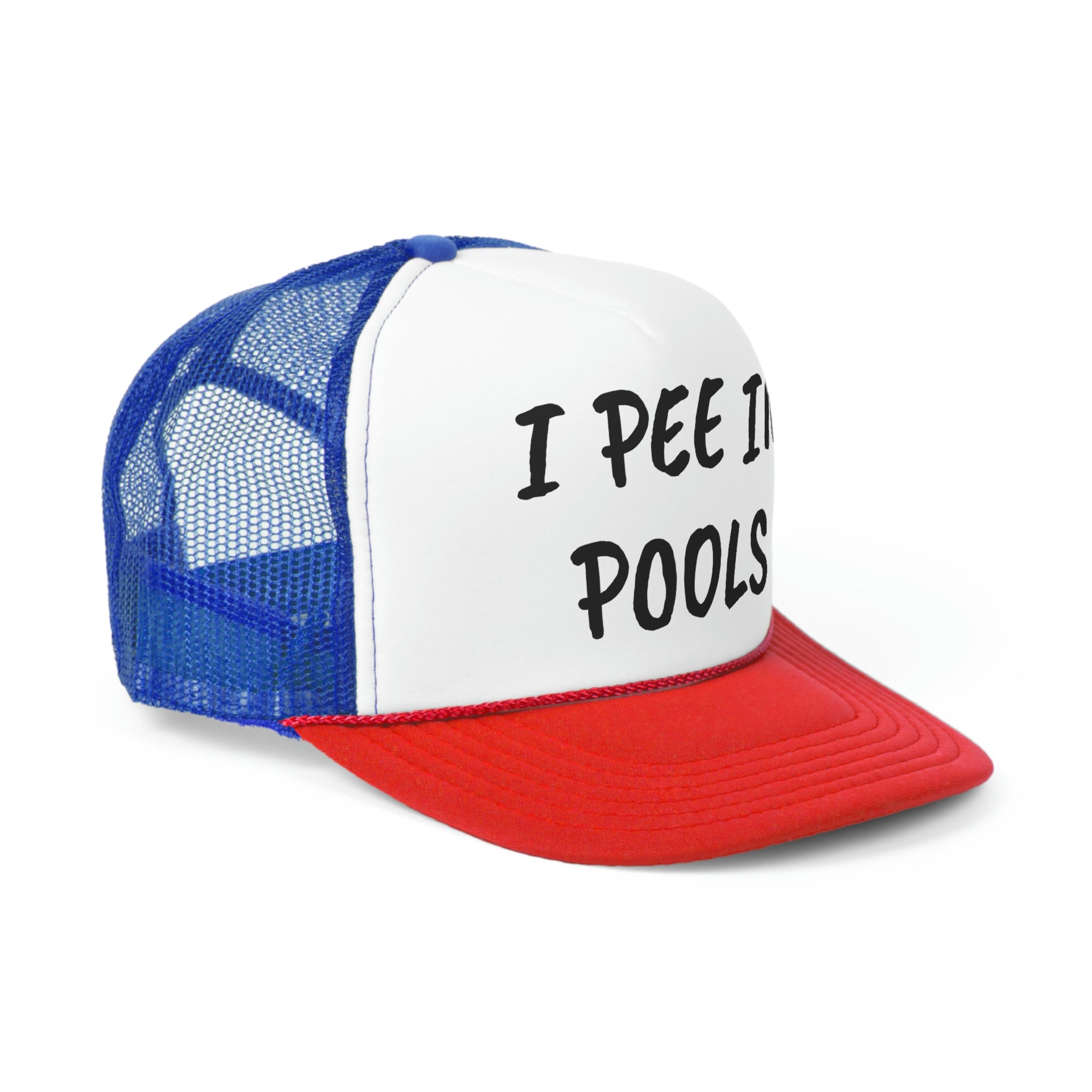 ThisWear Pool Gift Set Pee in Pools Gag Gifts for Adults Funny Summer Hat  BBQ Accessories 2-Pack Trucker Hats 