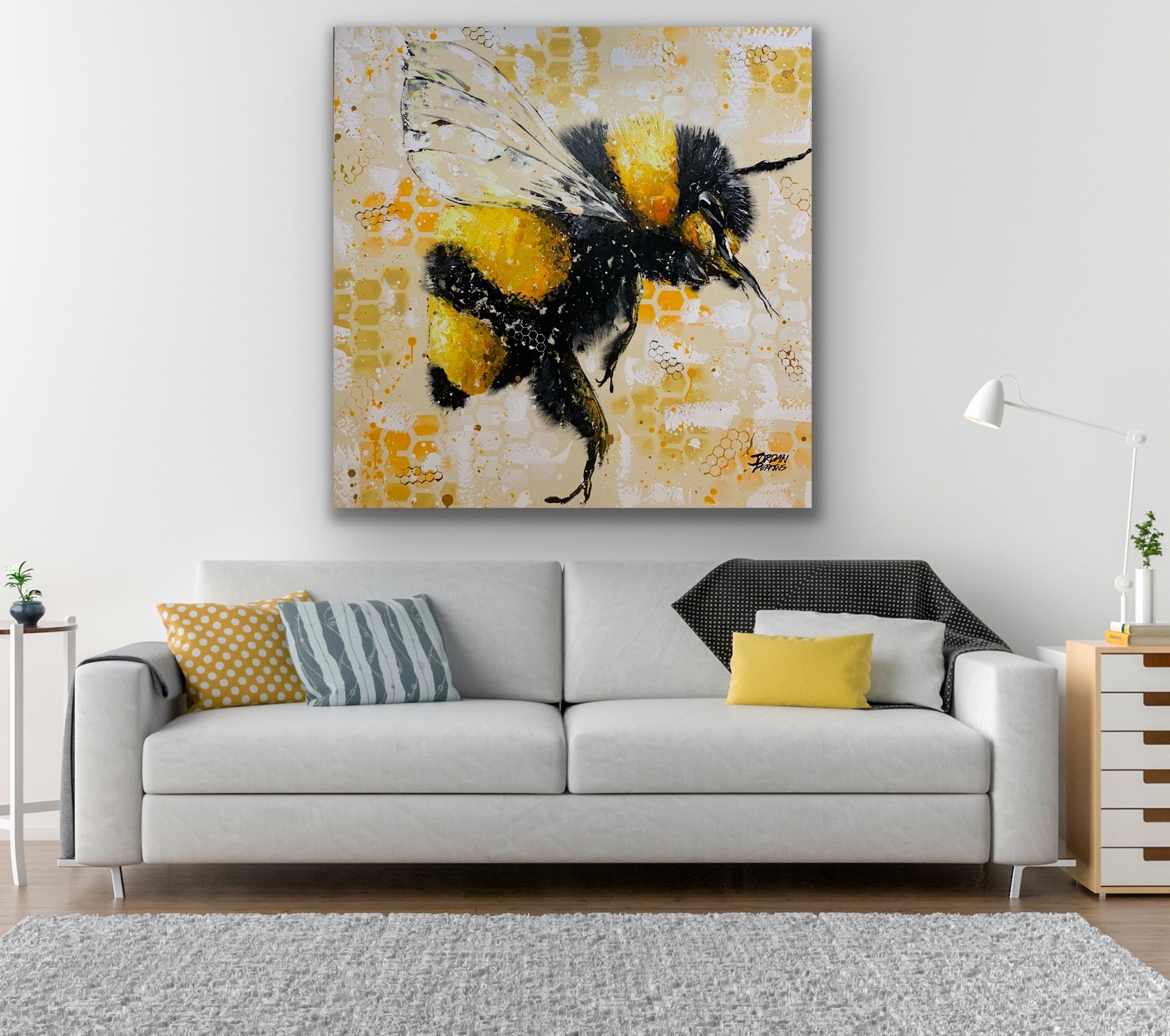 Buzzing to the right sold – Jordan Perkins Art