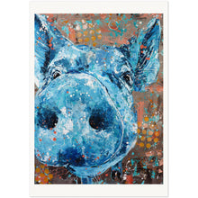 Load image into Gallery viewer, Blue Pig Museum-Quality Matte Paper
