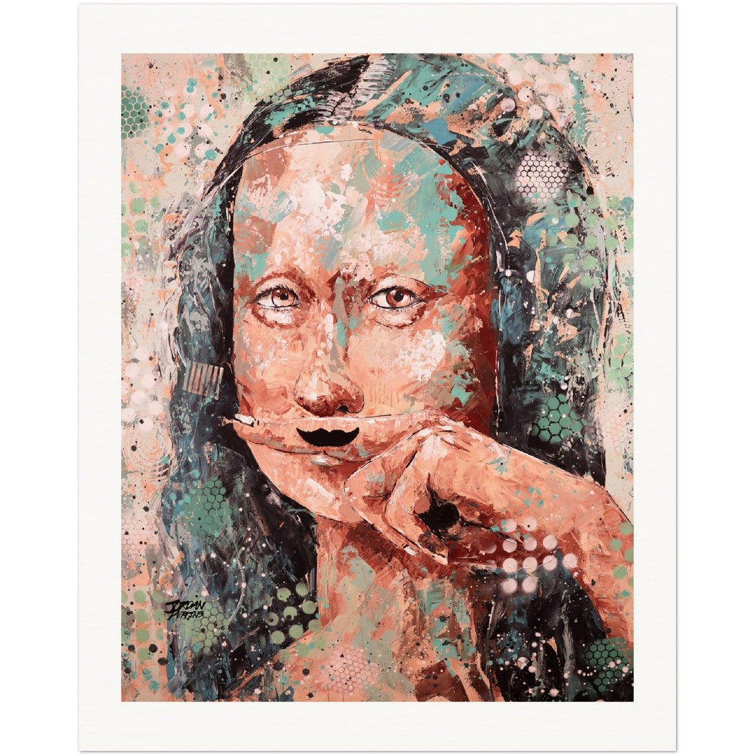 Mona Lisa With A MoustacheMuseum-Quality Matte Archival Paper