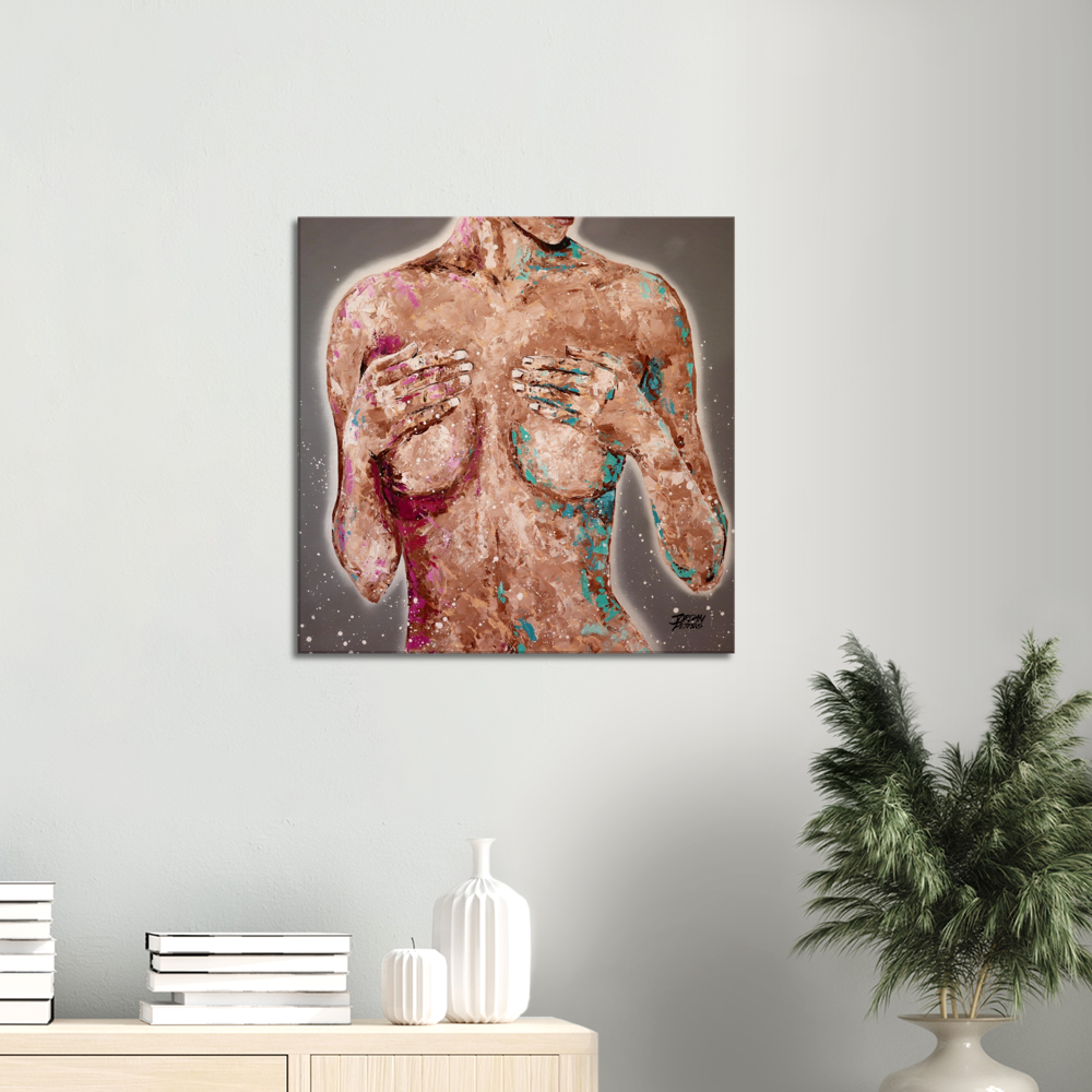 Pink Elbows Canvas Print