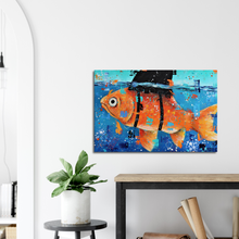 Load image into Gallery viewer, I wanna be a shark Canvas Print
