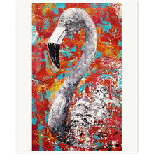 Load image into Gallery viewer, Red Flamingo Museum-Quality Matte Paper
