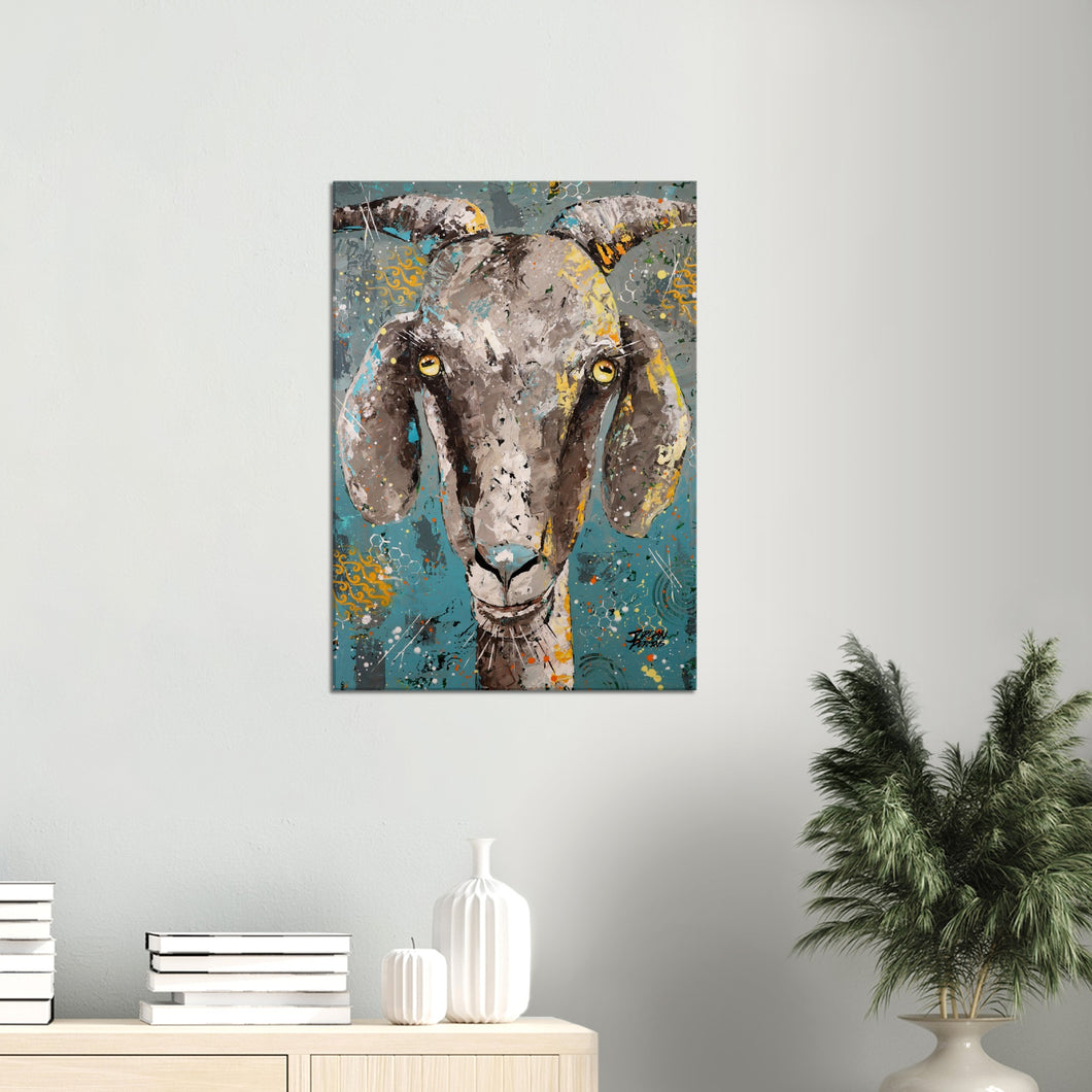 Pretty Cool For A Goat Canvas Print