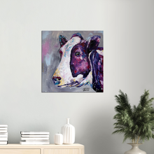 Load image into Gallery viewer, Purple Cow Canvas Print
