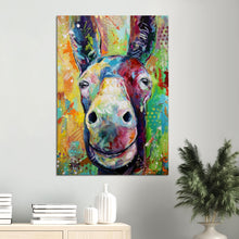 Load image into Gallery viewer, Two Jackasses Staring at Each Other Canvas Print
