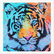 Load image into Gallery viewer, Teal Tiger Museum-Quality Matte Paper
