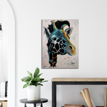 Load image into Gallery viewer, Punk Giraffe Canvas Print
