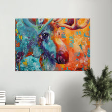 Load image into Gallery viewer, Cosmic Moose Canvas Print
