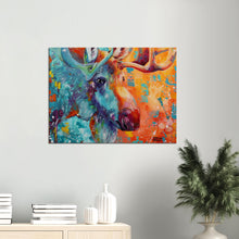 Load image into Gallery viewer, Cosmic Moose Canvas Print
