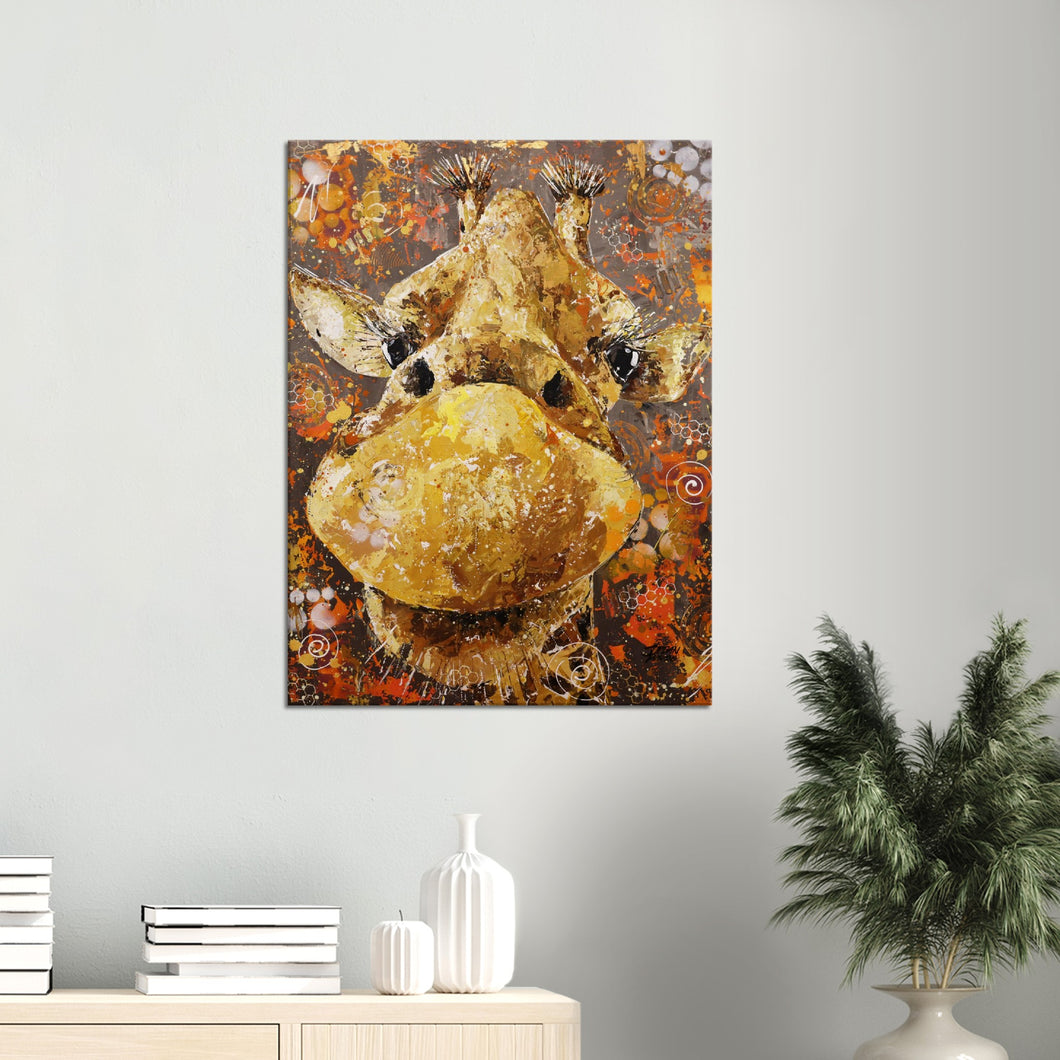 Long Neck, Long Lashes Canvas Print