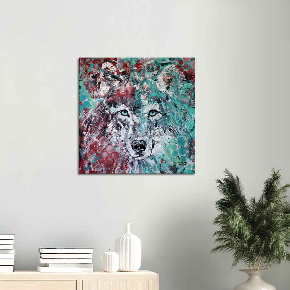 Marlie the Wolf Canvas Print