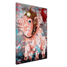 Load image into Gallery viewer, Flying Pig Canvas Print
