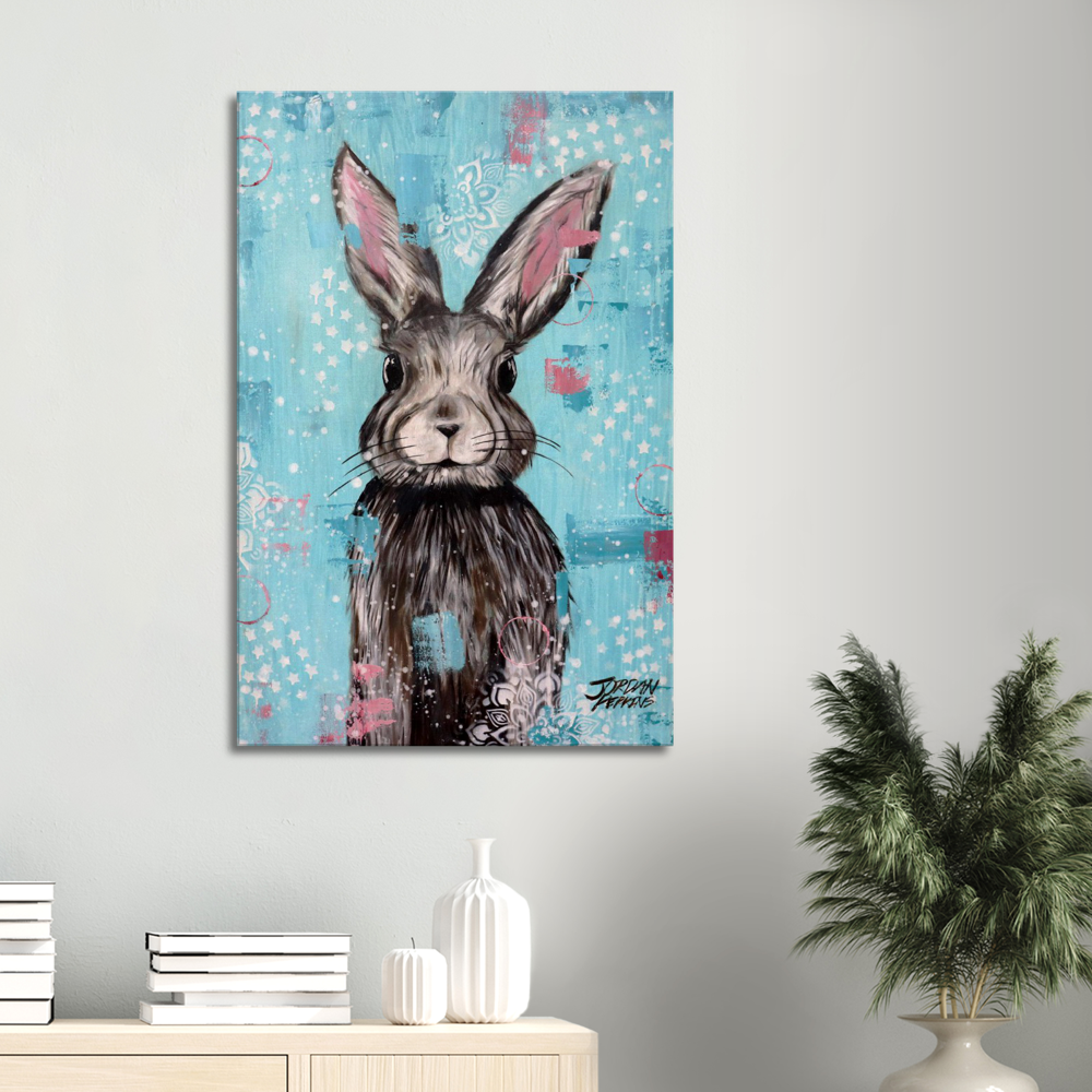 The Hare Canvas Print – Jordan Perkins Art