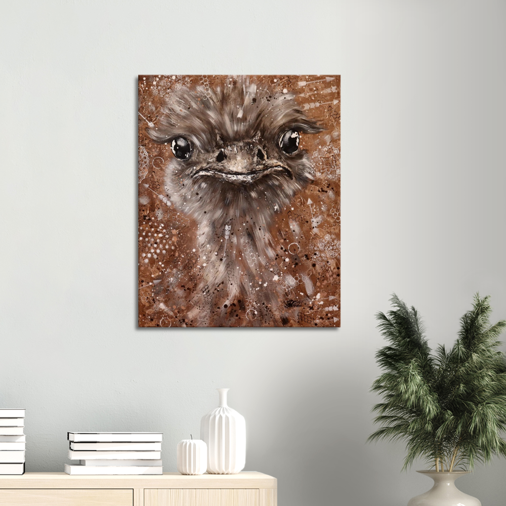 Emu King  Canvas Print