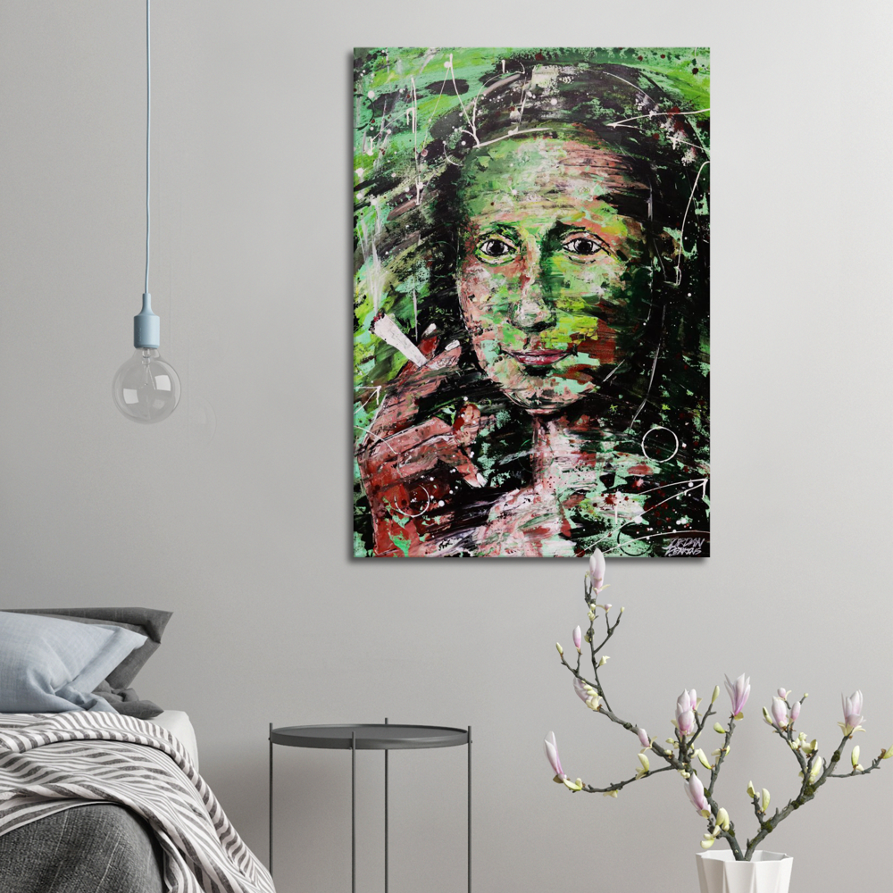 Stona Lisa Canvas Print