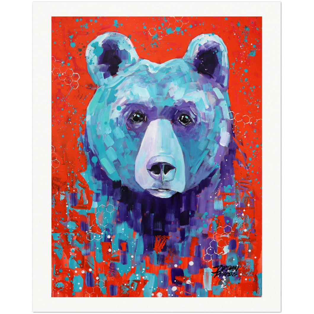 Colourblind Bear Museum-Quality Matte Archival Paper