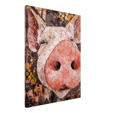 Load image into Gallery viewer, Pig Nosed Canvas Print
