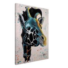 Load image into Gallery viewer, Punk Giraffe Canvas Print
