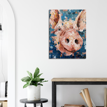 Load image into Gallery viewer, Penn the Pig Canvas Print
