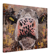 Load image into Gallery viewer, Vegan Cow Canvas Print
