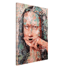 Load image into Gallery viewer, Mona Lisa with a  moustache canvas print
