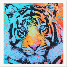 Load image into Gallery viewer, Teal Tiger Museum-Quality Matte Paper
