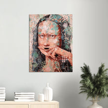 Load image into Gallery viewer, Mona Lisa with a  moustache canvas print
