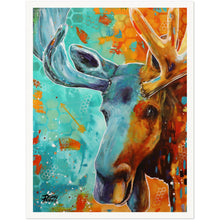 Load image into Gallery viewer, Sunset Moose Museum-Quality Matte Paper
