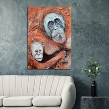 Load image into Gallery viewer, Orangutan Canvas Print
