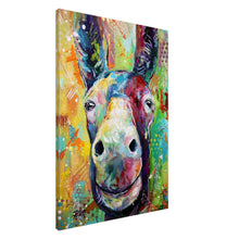 Load image into Gallery viewer, Two Jackasses Staring at Each Other Canvas Print
