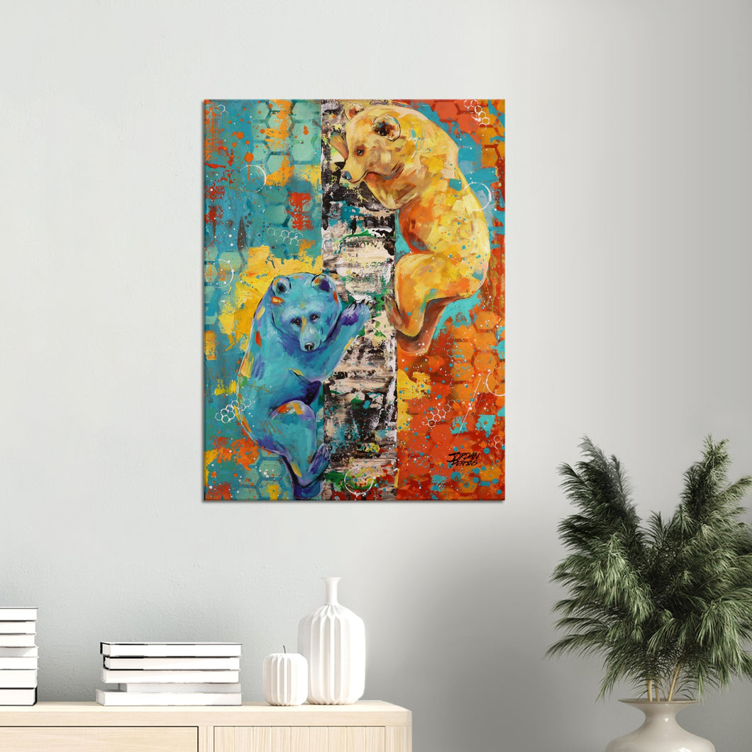 Growing up!  Canvas Print