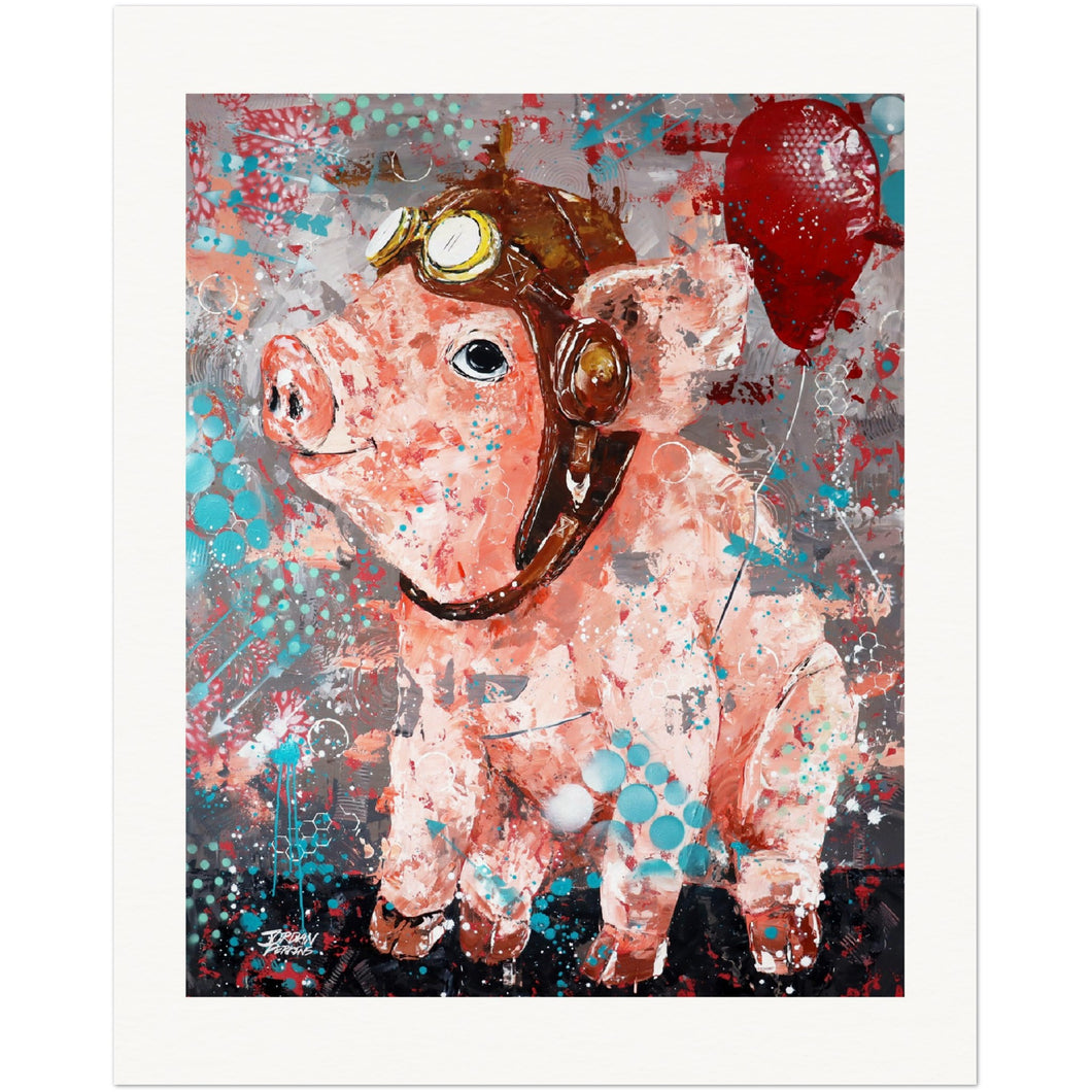 Flying Pig Museum-Quality Matte Archival Paper