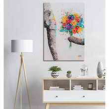 Load image into Gallery viewer, Don&#39;t Eat The Flowers Canvas Print
